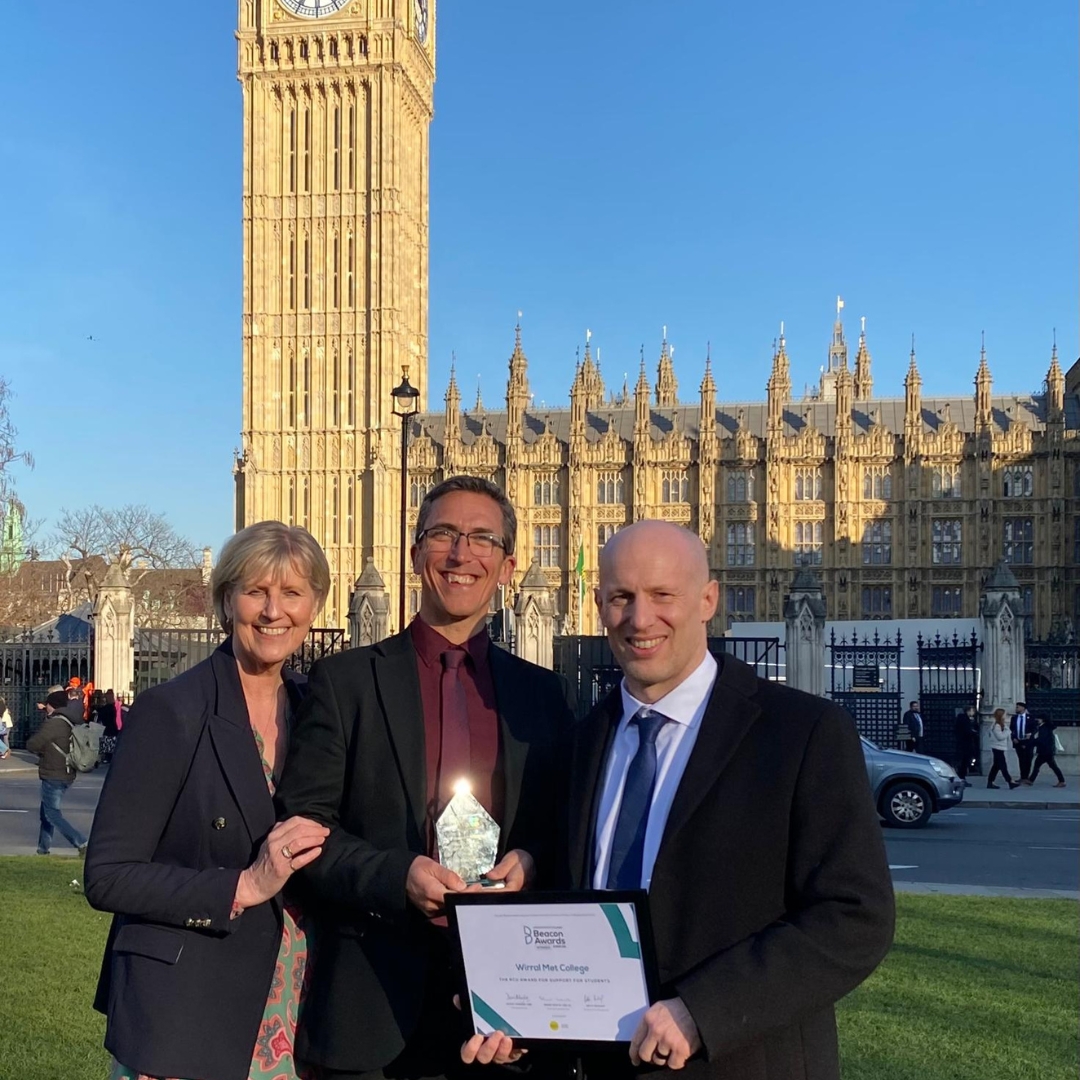 College Principals And Head Of Prep For Life Collecting Award