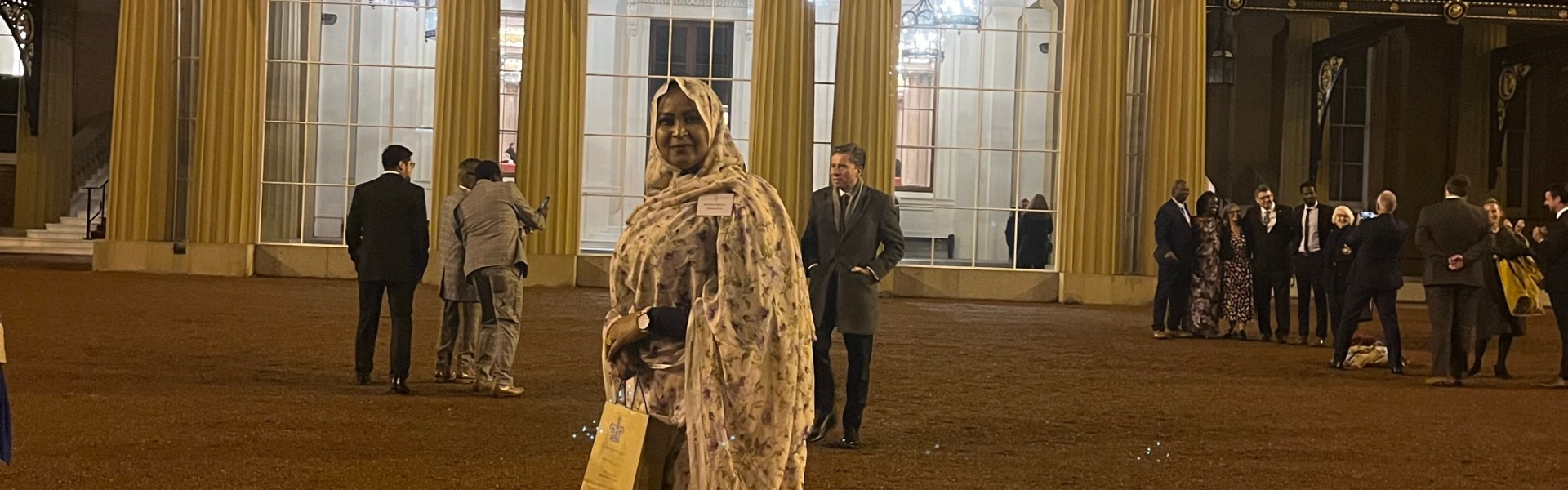 Maha Khalifa at Buckingham Palace