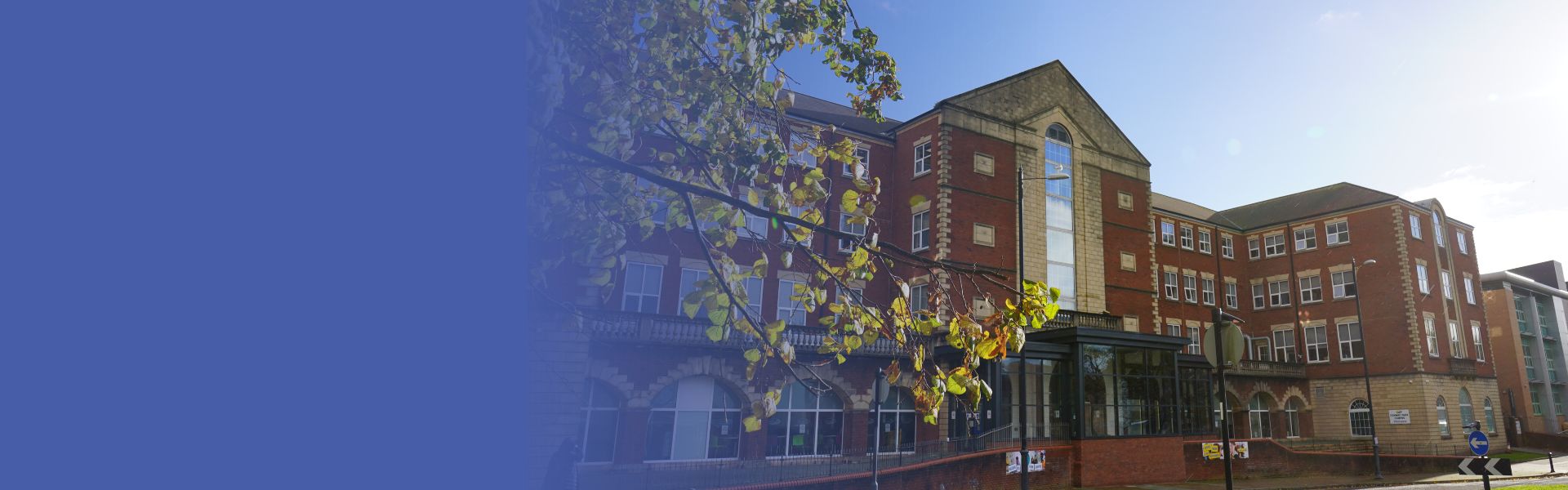 Conway park announcement banner featuring an image of Conway Park campus 