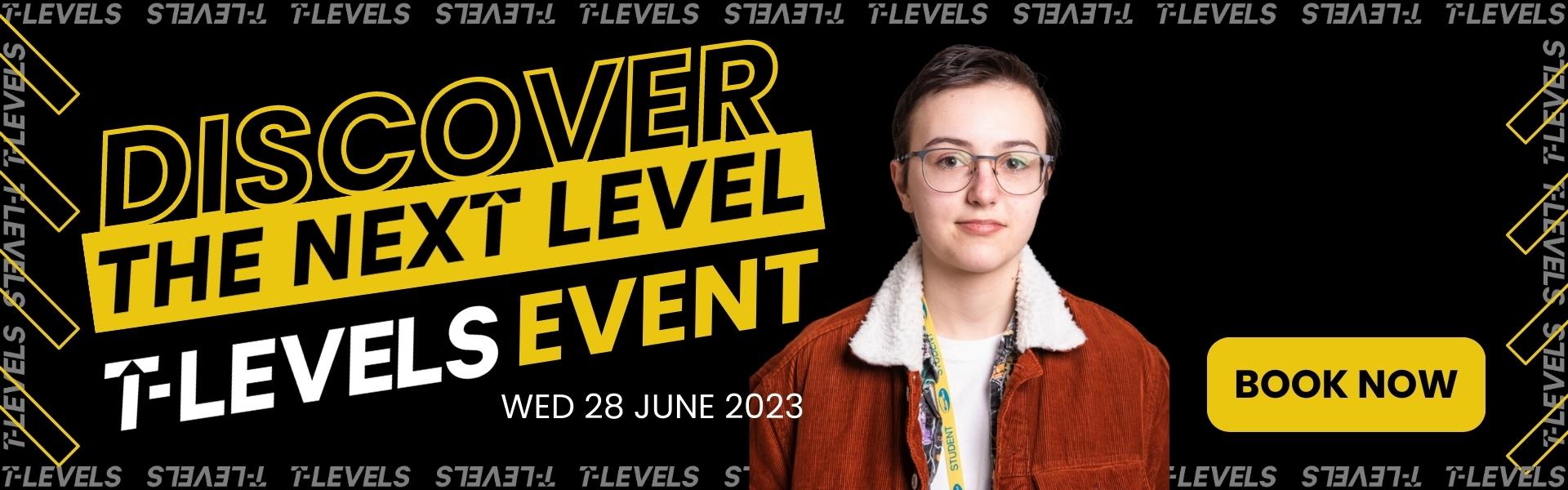 Discover T-Levels Banner
