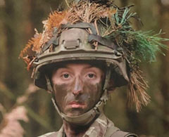 Public And Uniformed Services Full Time Case Study Lewis Sutton Wearing Army Uniform