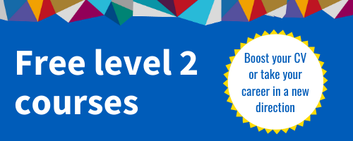 Free level 2 courses for adults aged 19+