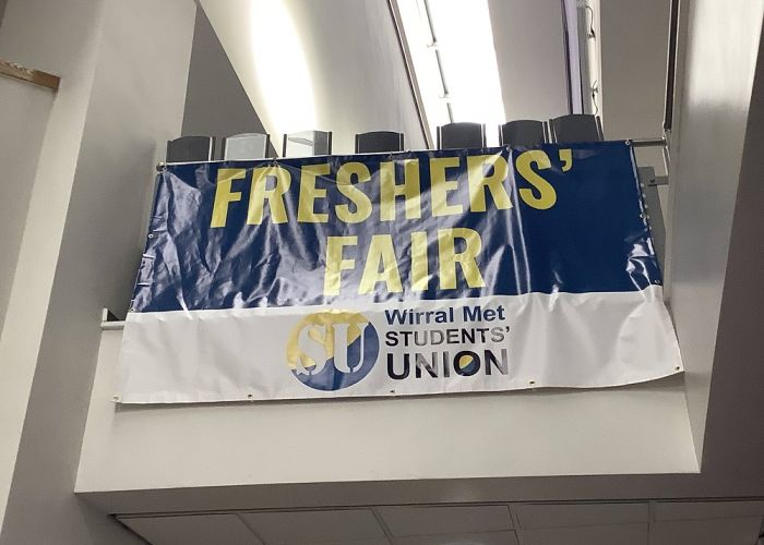 The Students' Union Freshers' Fair banner