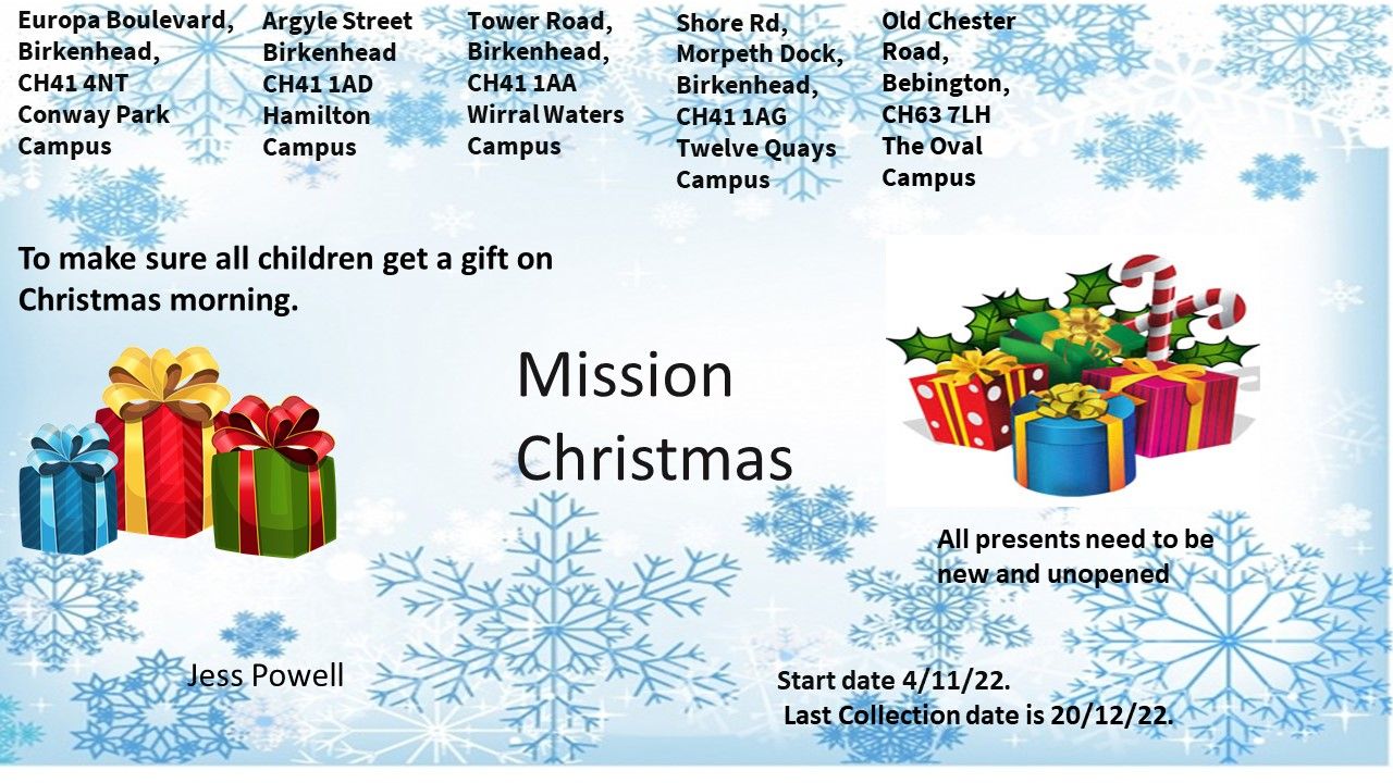 Mission Christmas Poster made by Jess