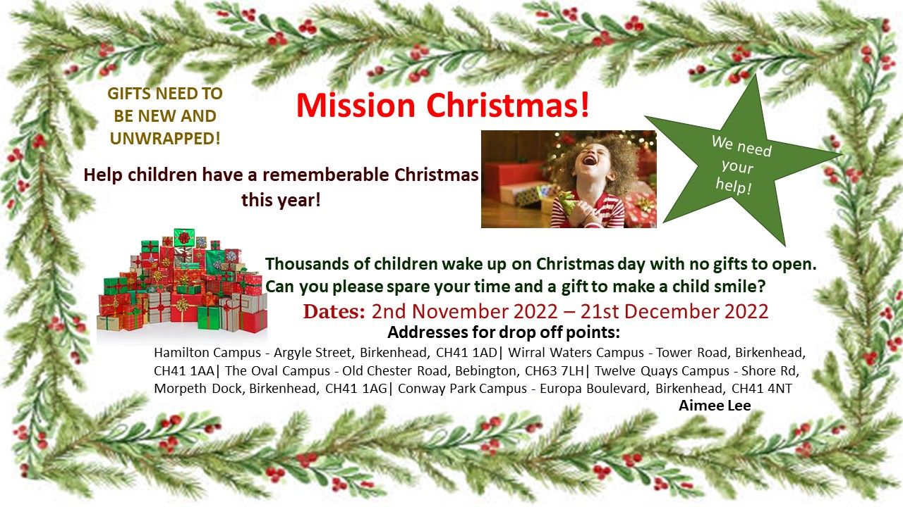 Mission Christmas Poster made by Aimee